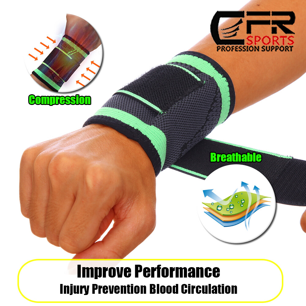 Right / Left Wrist Brace Support Carpal Tunnel Sprain Arthritis Gym Sports Strap