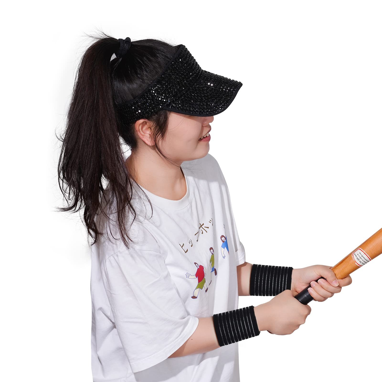 Black Elastic Wrist Compression Bandage Adjustable Wrist Strap Hand Brace Wra…