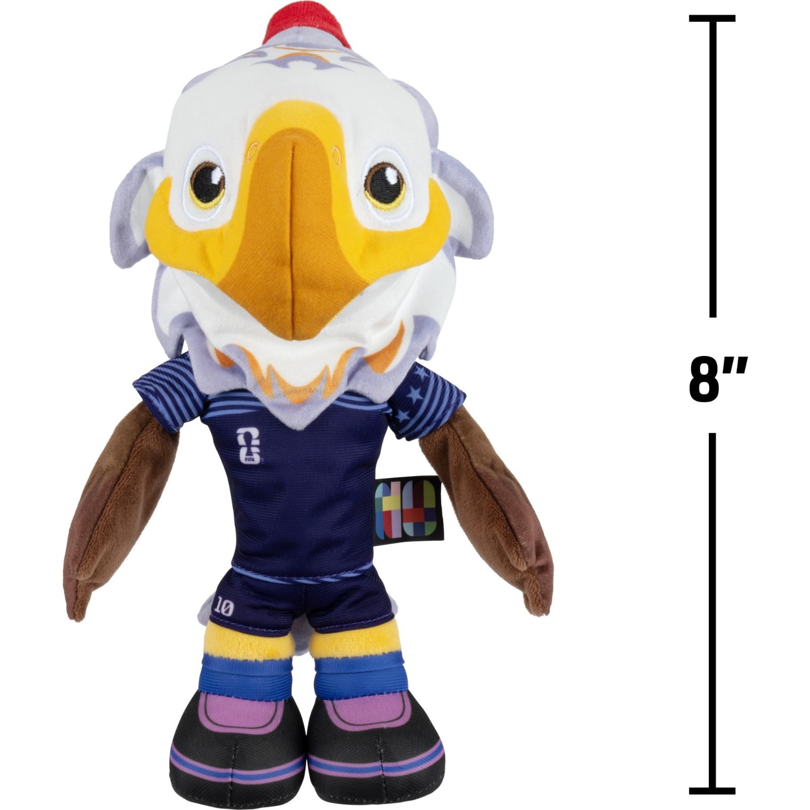 FIFA World Cup 2026 Plush Bald Eagle Mascot – 8-Inch Soft Toy for Fans, Ages 3+