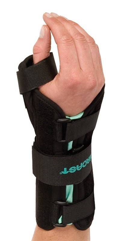Aircast A2 Wrist Brace w Thumb Spica, Large, Right, Customizable Fit, 05WTLL