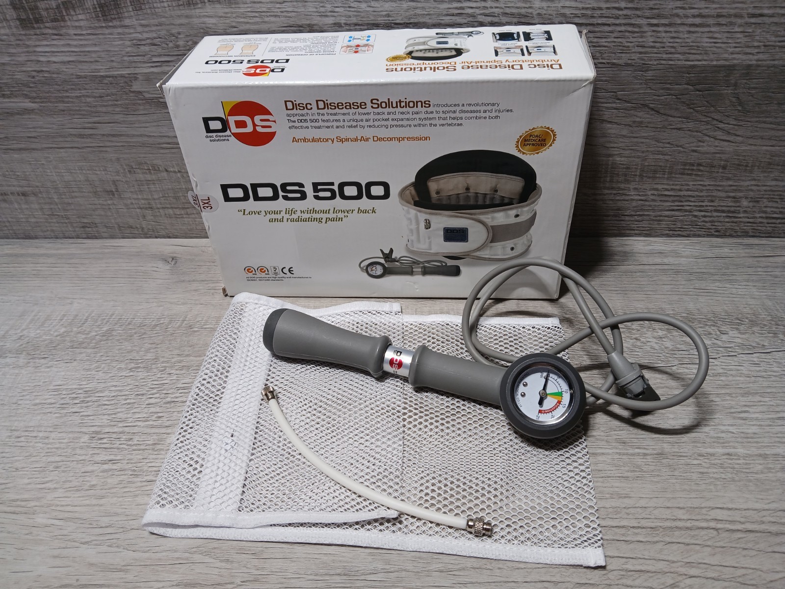 Disc Disease Solutions DDS 500 Manual Replacement Inflate Pump NEW