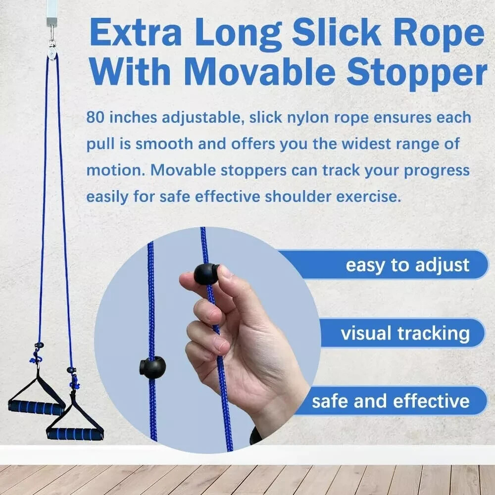 Shoulder Pulley for Physical Therapy Pulleys for Shoulder Rehab over Door Shou..