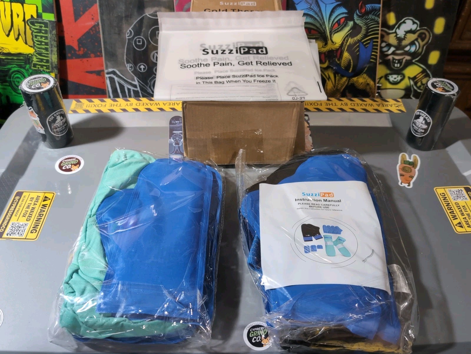 SuzziPad Cold Therapy Gloves Socks Small Chemotherapy Ice Packs Hands Feet