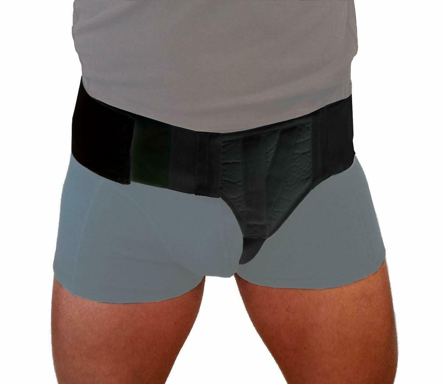 Single Left Inguinal Hernia Belt Support BraceTruss Brace with 1 Removable