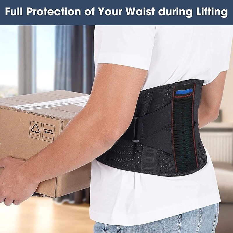 Medical Lumbar Support Belt For Lower Back Pain Relif Spine Brace Men Women US