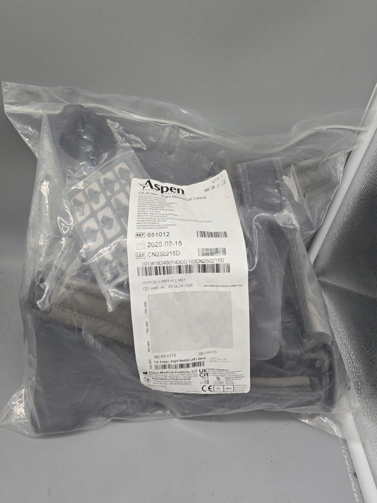 Aspen OA Knee + Brace Right Medial/Left Lateral (651012) New