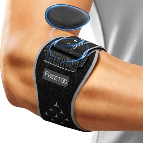 Tennis Elbow Brace for Men & Women – Gel Pad Support Strap for Tendonitis, Golfe