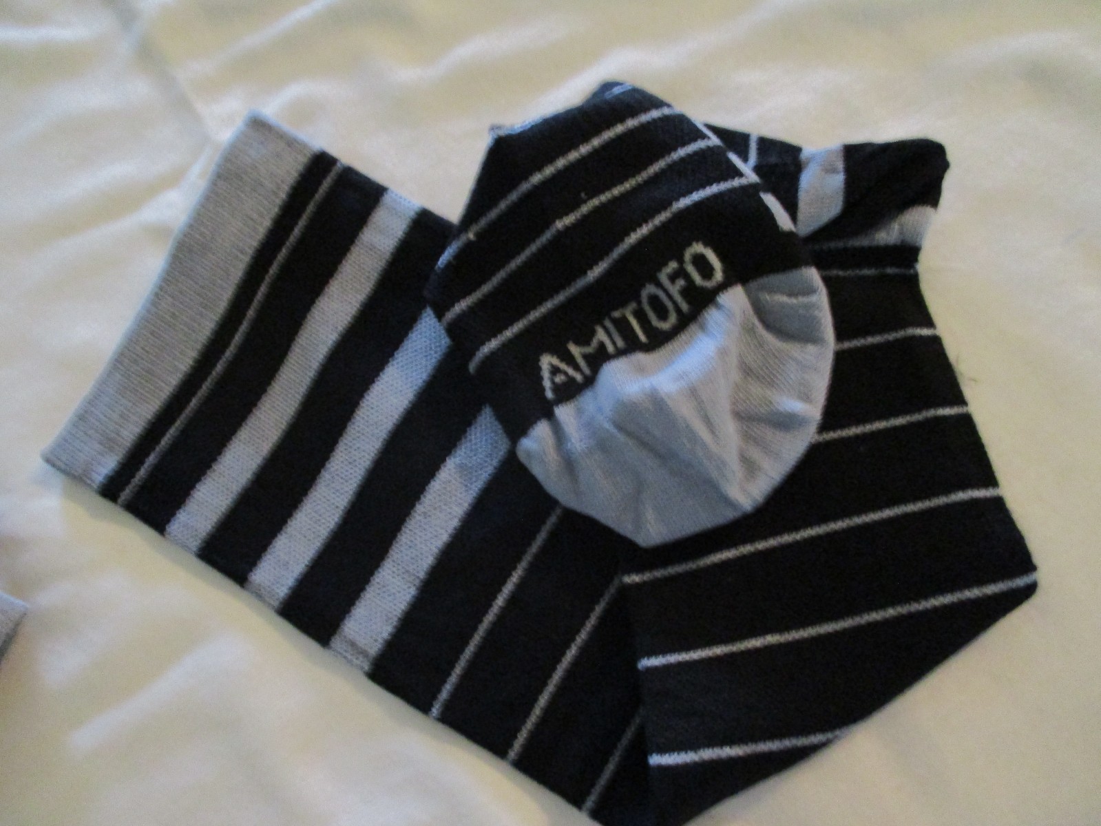 3 Pr Amitofo 10-15 mmHg Men Women Bamboo Viscose Wide Calf Support Hose Socks