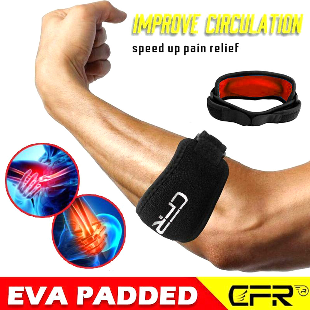 Tennis Elbow Brace Support Arthritis Tendonitis Golfer Arm Joint Pain Pad Strap