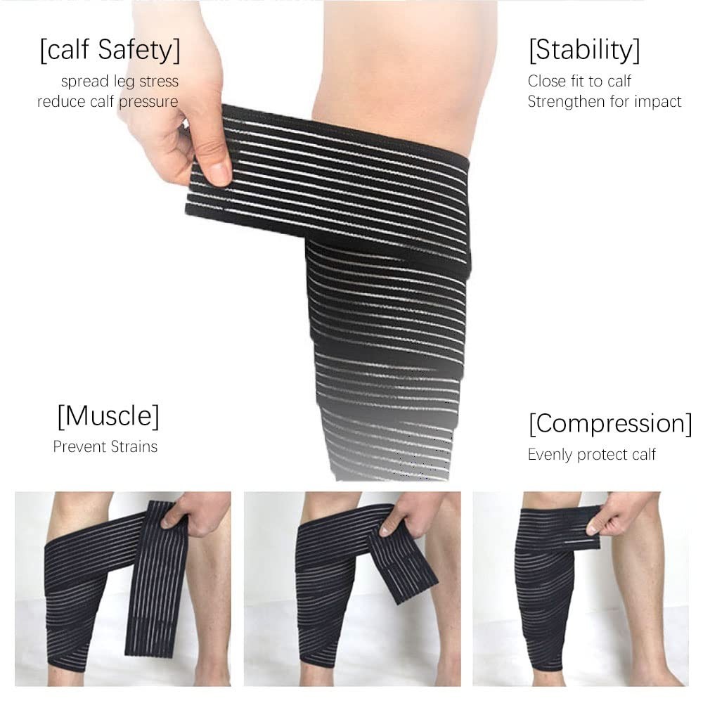 Universal Calf Compression Sleeves – 4 Pack Adjustable Support for All Body P…