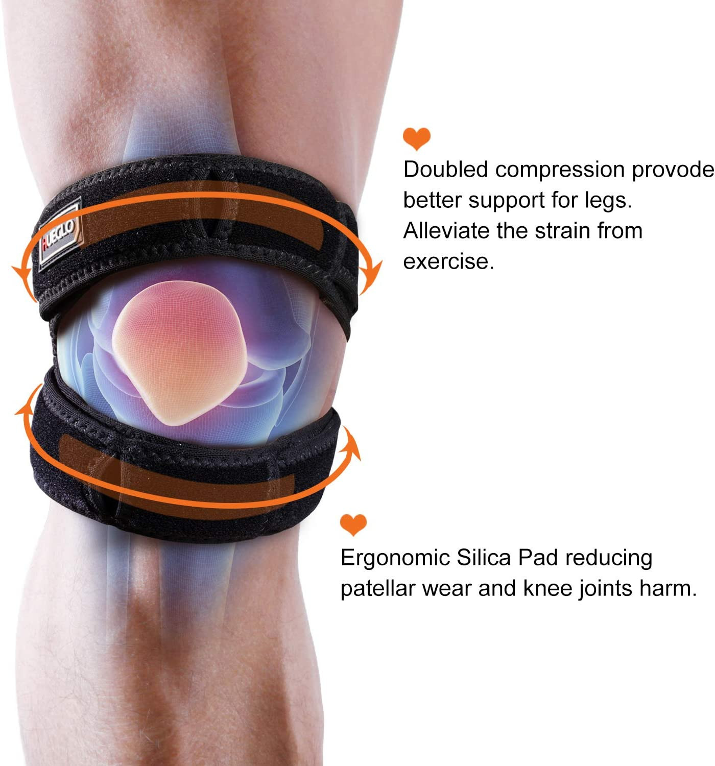 Patellar Tendon Support Strap Women Men Knee Brace for Knee Knee Pain Relief,Kne