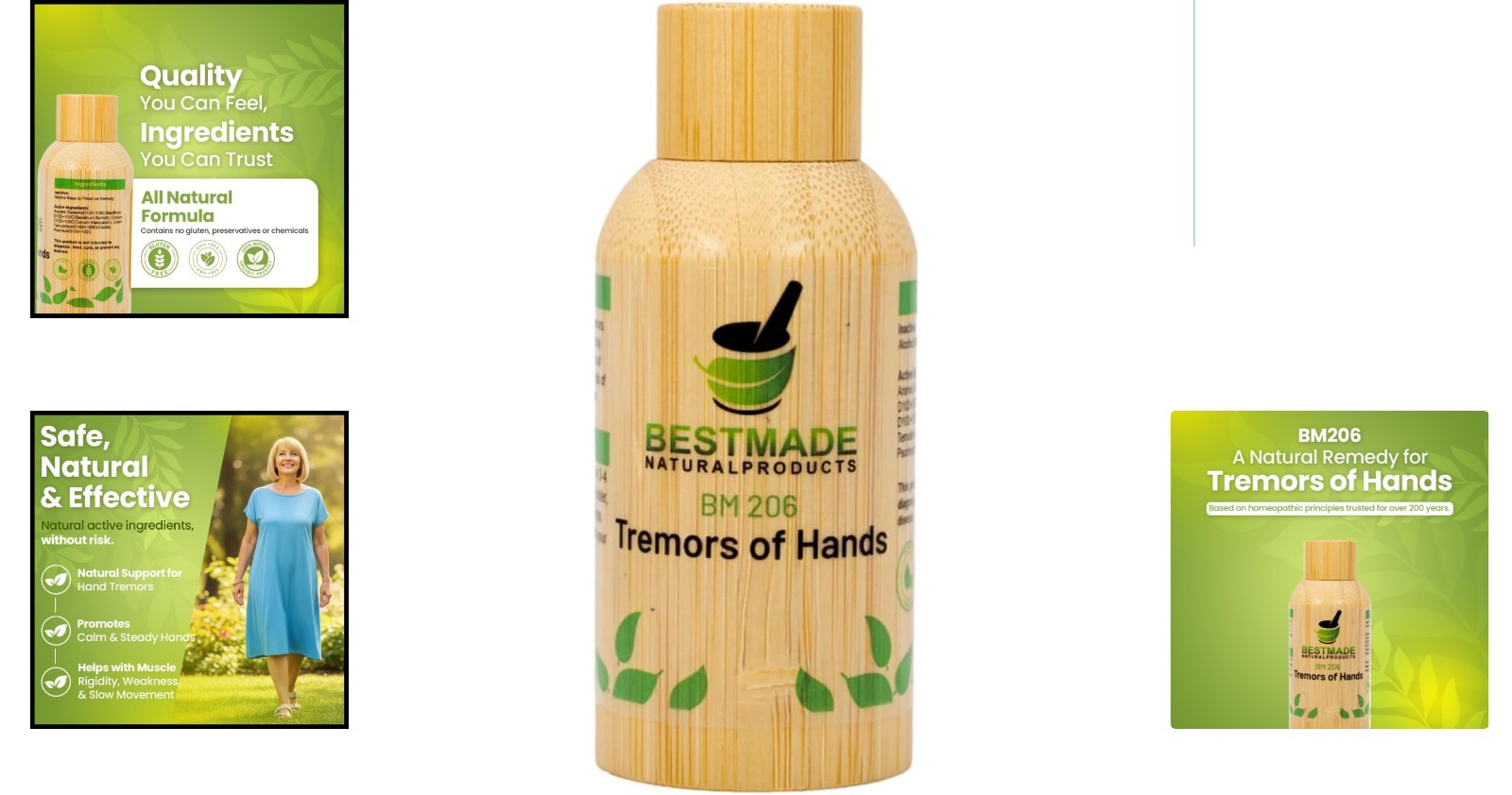 Bestmade 30mL Natural Support Drops for Hand Tremors – Easy Daily Solution