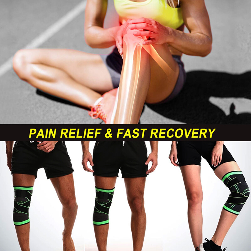 Knee Brace Support Meniscus Arthritis Pain Relief Running Patella Stabilizer US