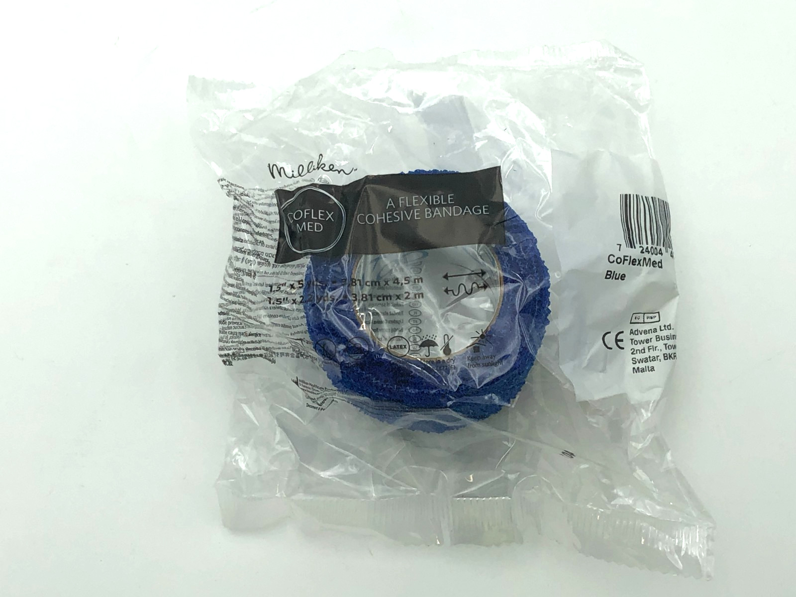 Coflex 1.5″ Self-Adherent Bandage Blue 48 Rolls Cohesive Wrap Medical NEW