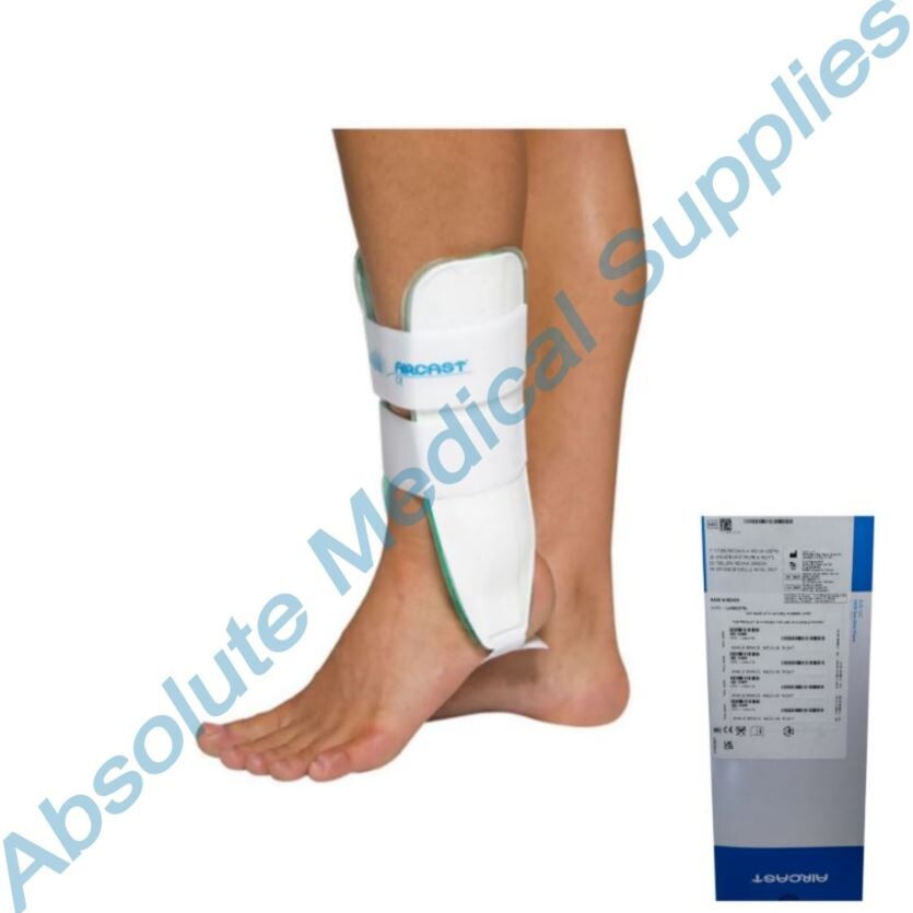 *1-Pack* Aircast Air-Stirrup Ankle Sprain Brace Right Foot Medium 02BR