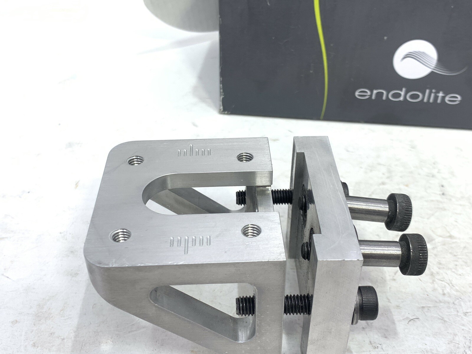 endolite blatchford elite blade cutting jig. prosthetic foot pylon cutting jig