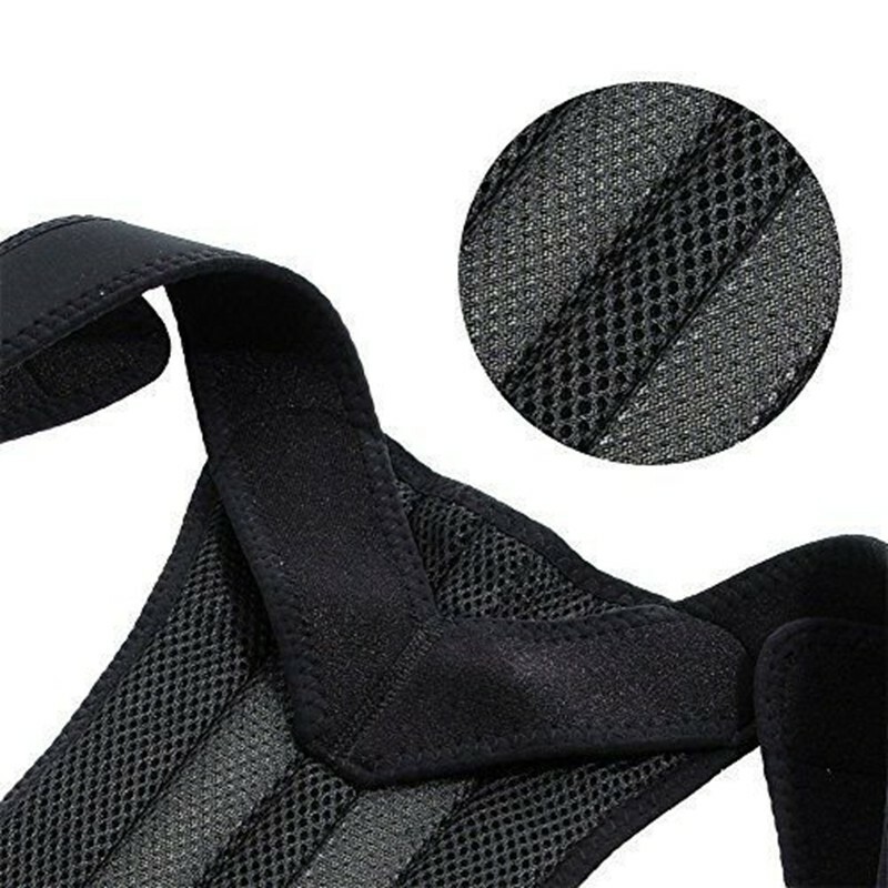 Soporte de Espalda y Columna Lumbar Ajustable Faja Cinturon Corrector de Postura