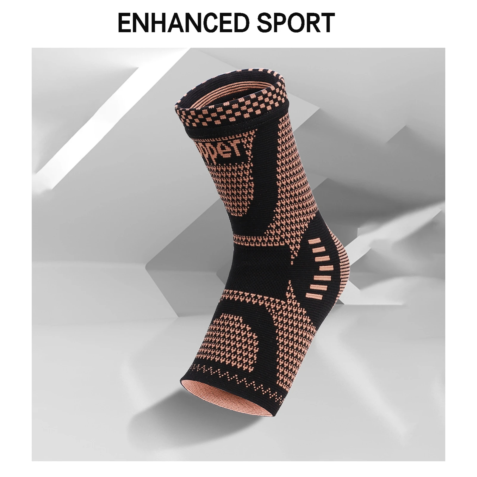 Copper Ankle Brace Support Compression Sleeve Socks Foot Pain Plantar Fasciitis