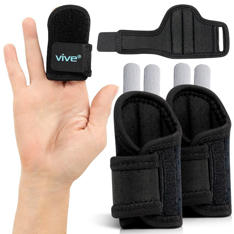 2 Finger Splint (2 PCS) – Buddy Tape Trigger Finger Alternative Brace | For Brok