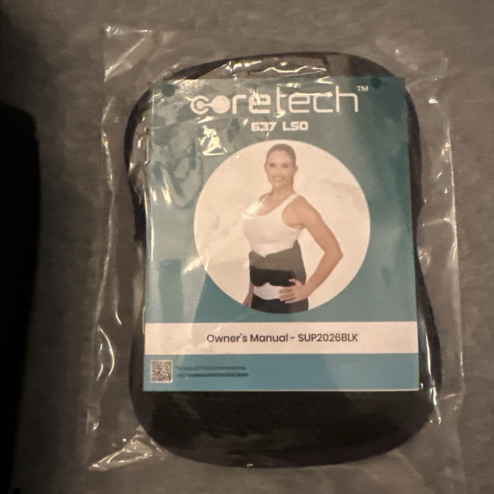 Coretech Back Support & Stabil Brace SUP2026BLK S-4XL 25″-68″ Waist 637 LSO NEW