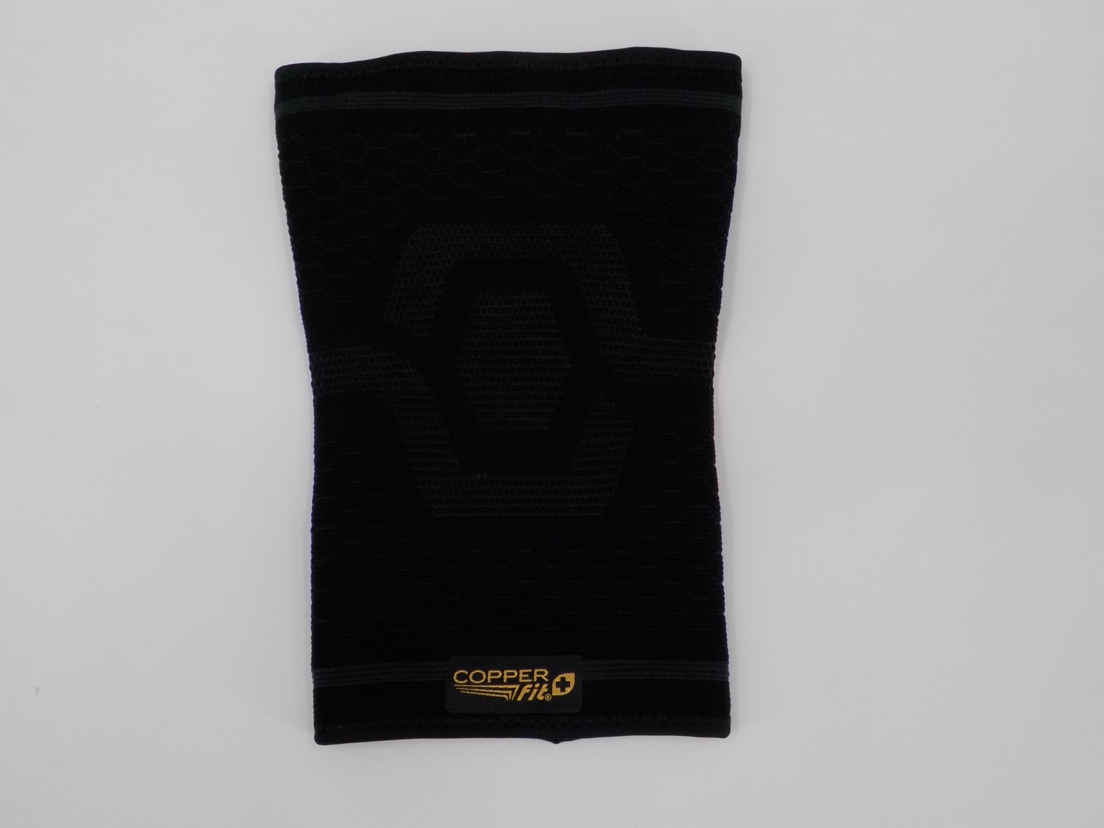 COPPER FIT COMPRESSION KNEE SLEEVE SZ L/XL 16″-20″ COPPER-INFUSED FABRIC CRUSHED