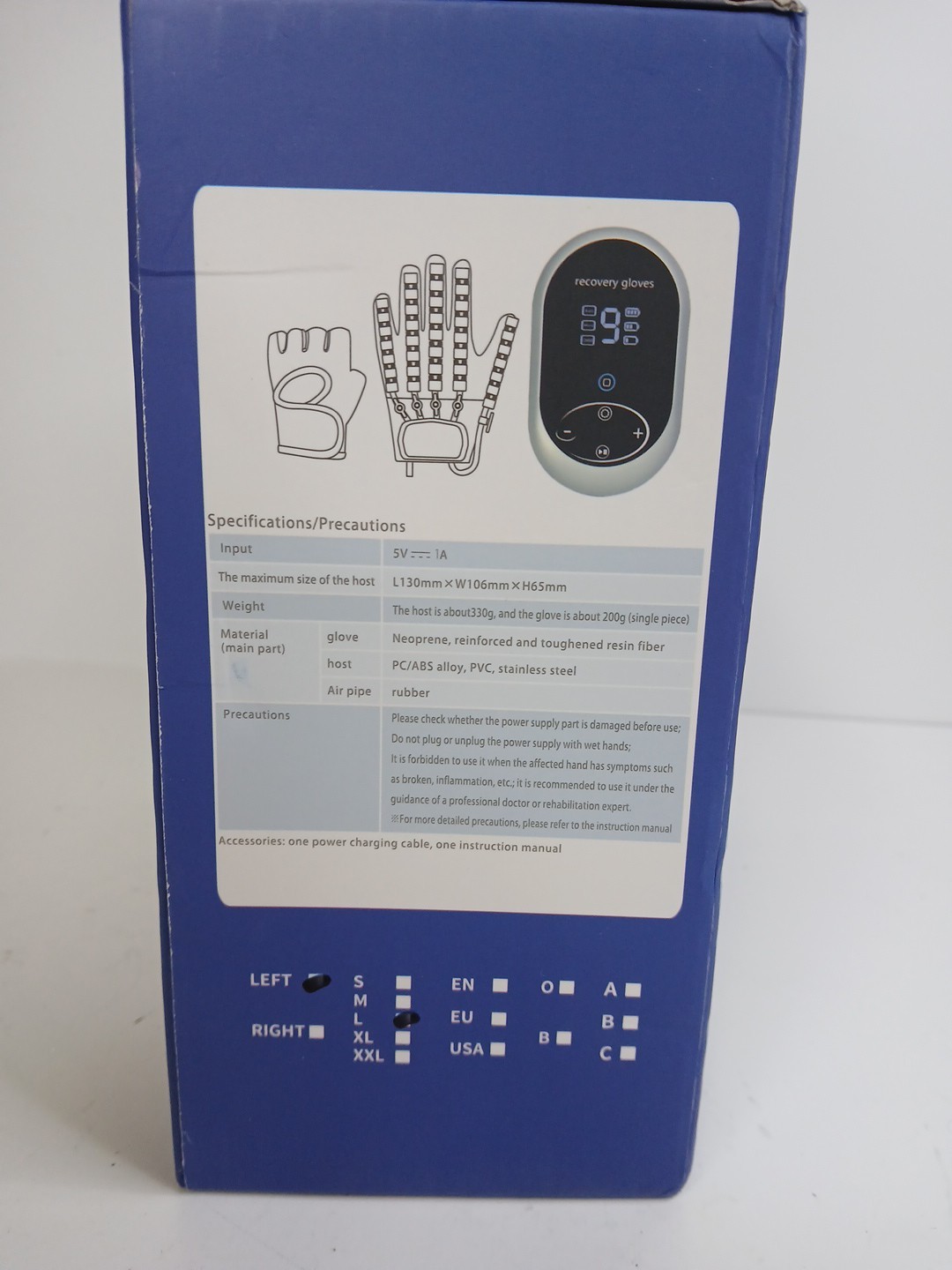 Hand Function Rehabilitation Robot Gloves for Finger Hemiplegia Recovery Trainer