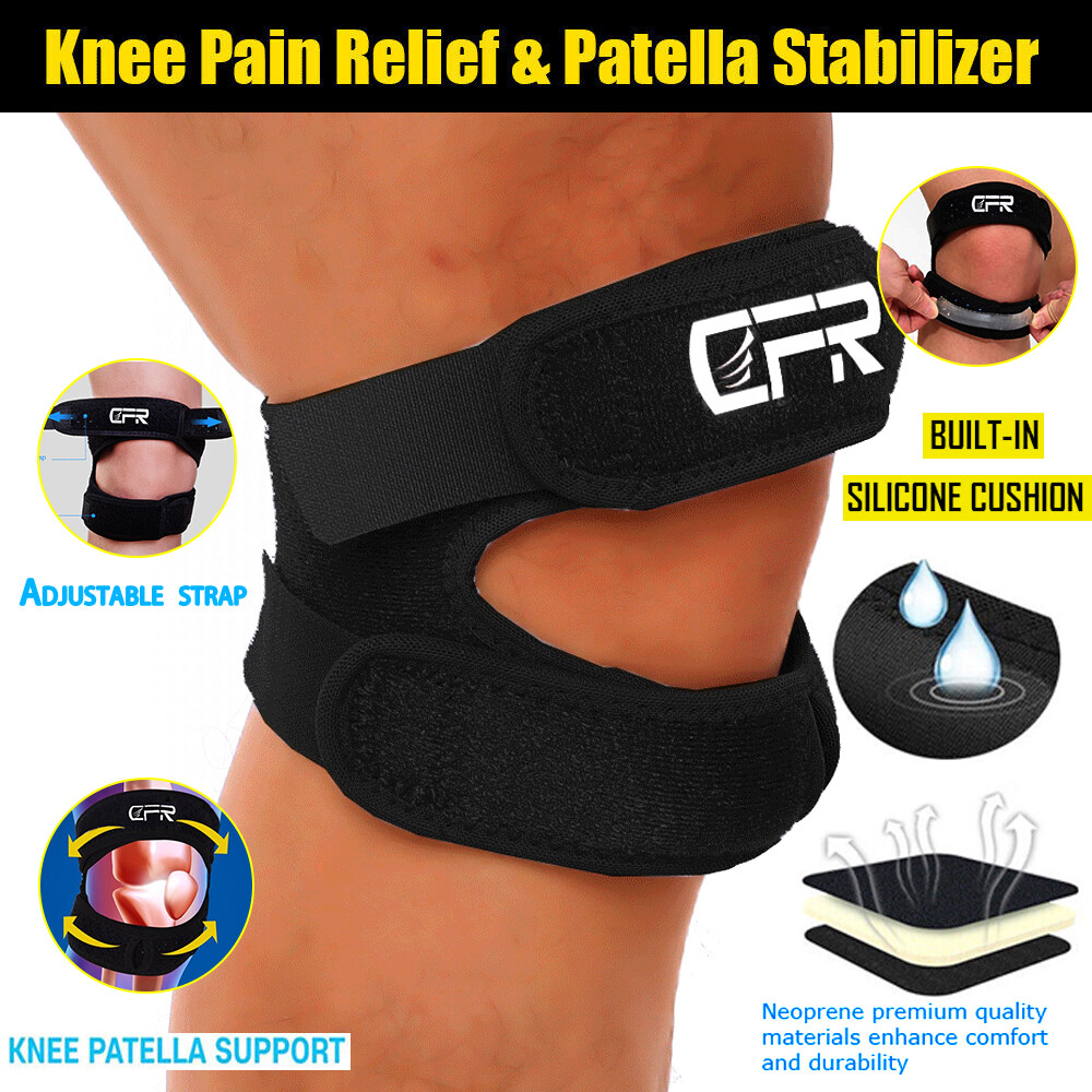 Knee Support Patella Stabilizer Strap Band Tendon Brace Pain Sports Gym Joint HG