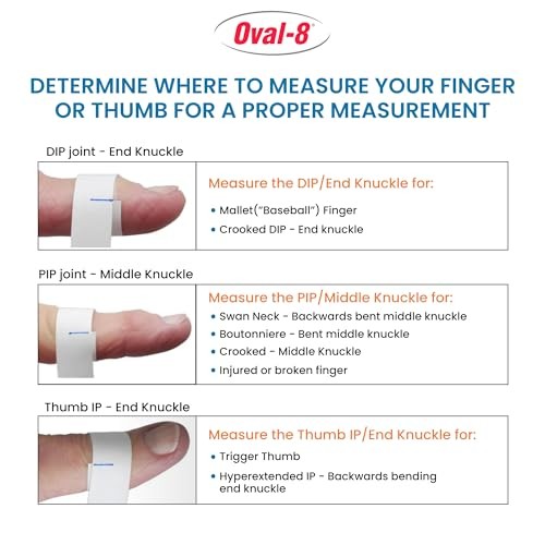 3-Point Products Oval Finger Splint, Size 10, Beige, 1 Count
