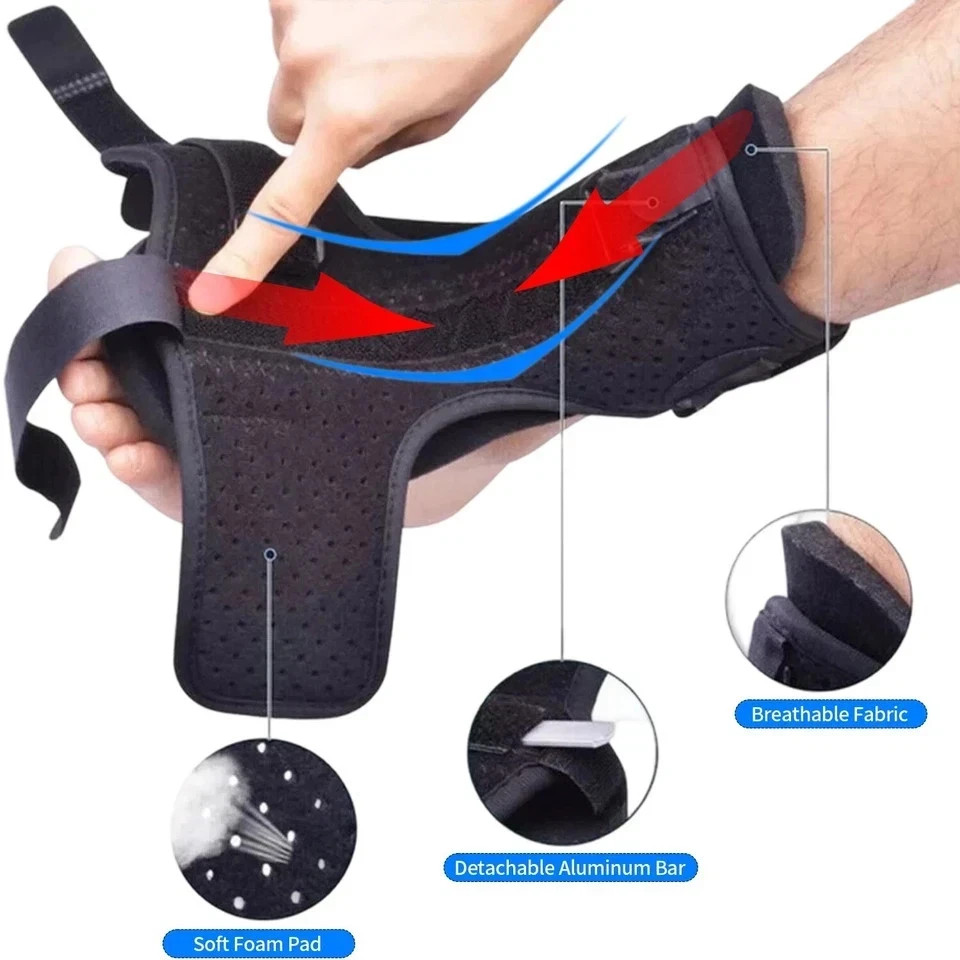 Night Splints Plantar Fasciitis Pain Relief Adjustable Foot Drop Ankle Brace US