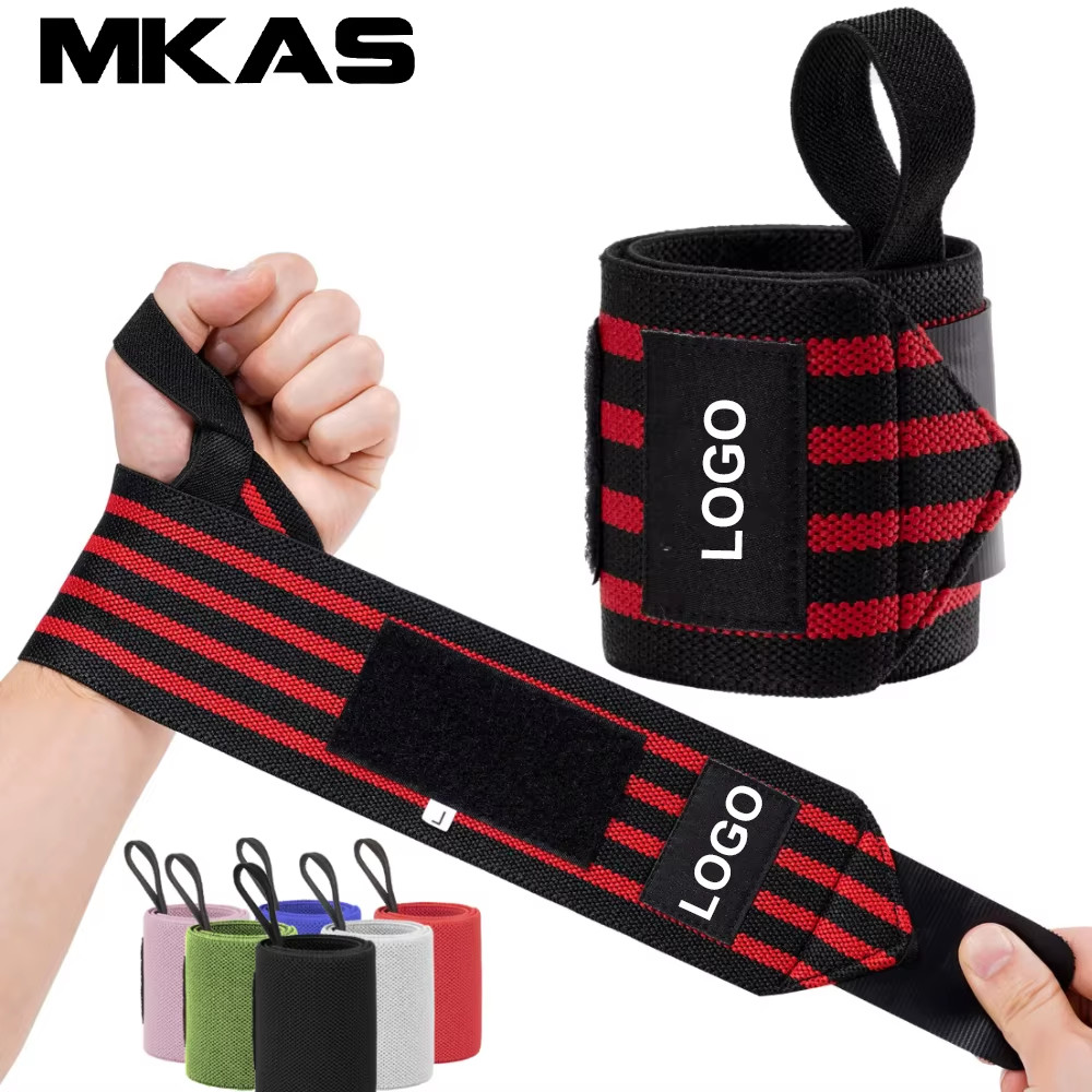 1 Pair Wristband Wrist Support Brace Straps Extra Strength Weight Lifting Wrist