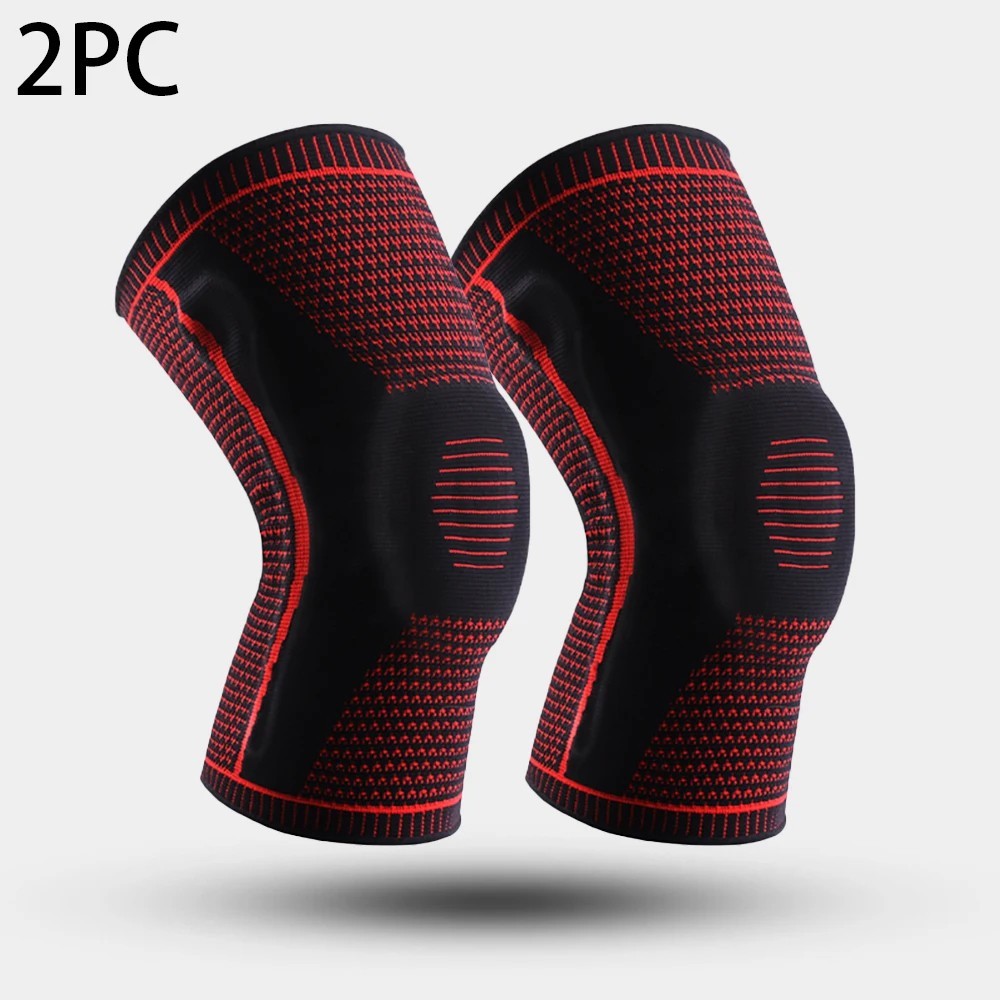 Knee Sleeve Compression Brace Support For Sport Joint Pain Arthritis Relief NEW
