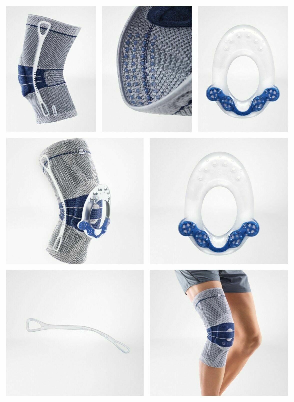 Bauerfeind GenuTrain Size 3 Hinge Knee Joint Brace Patella Support Sleeve ACL