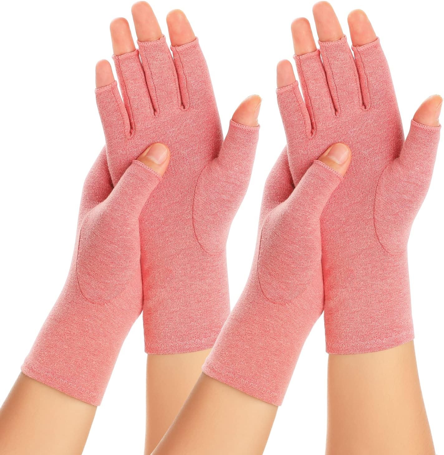 2 Pairs Arthritis Compression Gloves for Women Men Carpal Tunnel Pain Relief