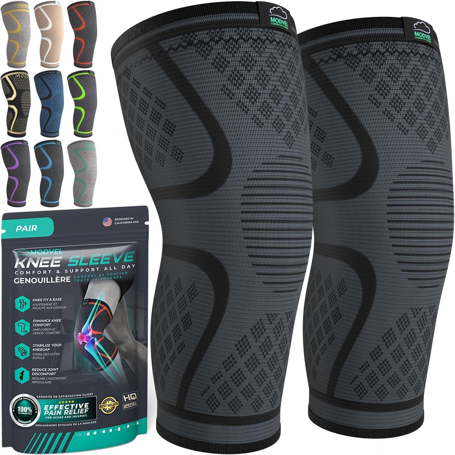 Non-Slip Workout Knee Support – Meniscus Tear, Arthritis