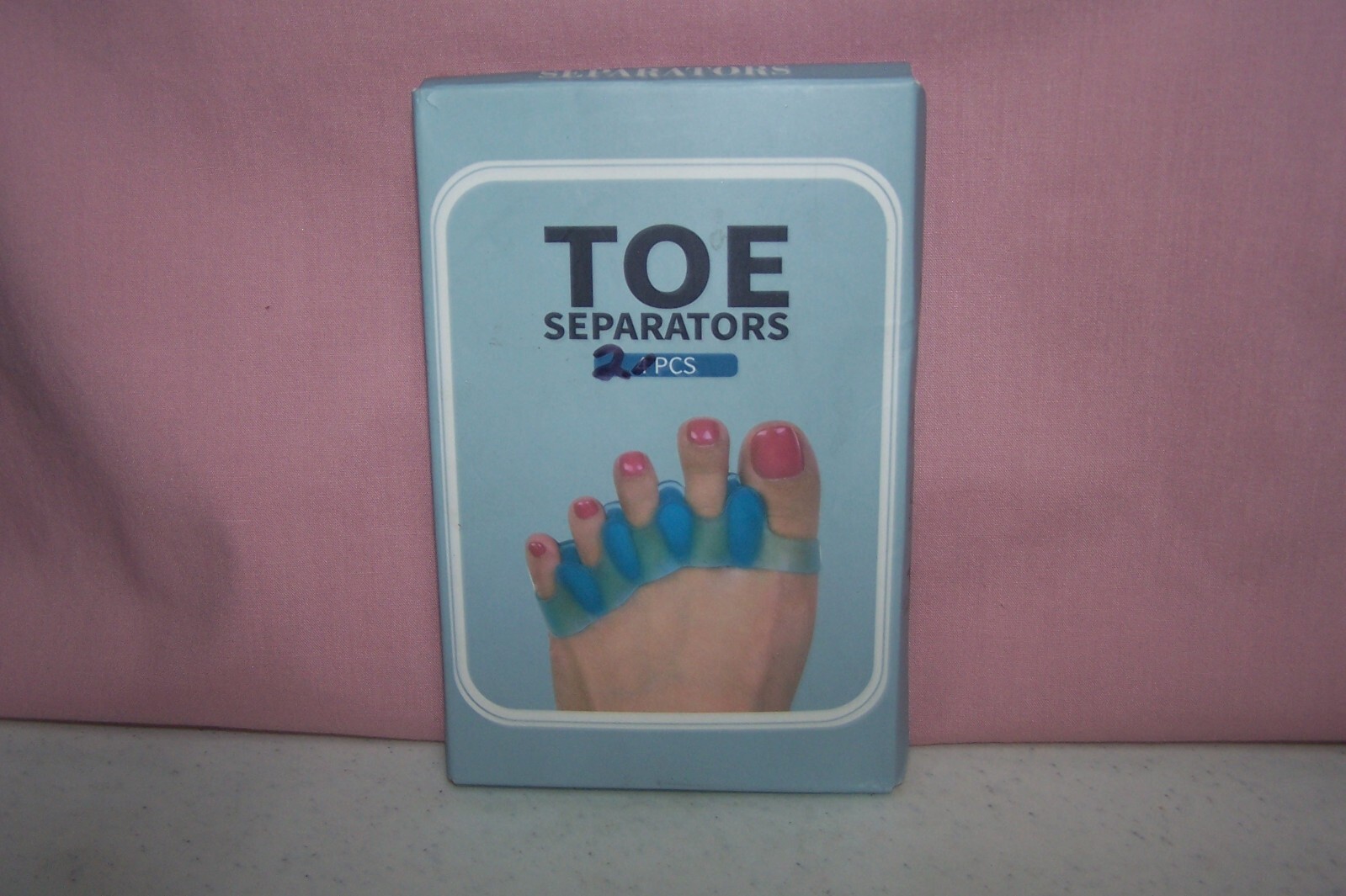 Feet Toe Separators Universal Size Color: Pink NEW in Box One for Each Foot NEW