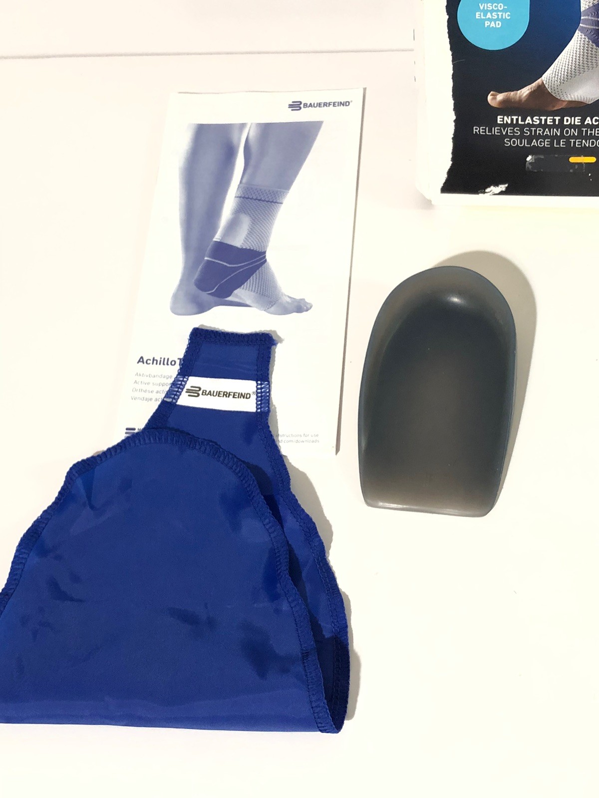 Bauerfeind AchilloTrain Size 5 Right Achilles Tendon Support Viscoelastic Pad