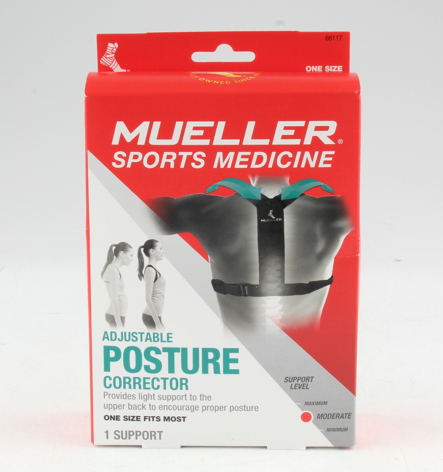 *Mueller Sports Medicine Adjustable Posture Corrector, MODERATE Sup. One Size