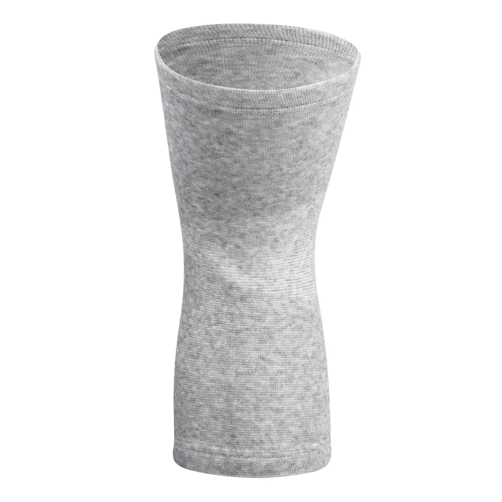 1 Pair Elastic Bamboo Knee Protector Carbon Fiber Sleeve (Gray L)