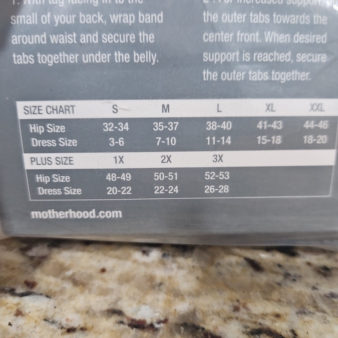 Motherhood Ultimate Maternity Belt Prenatal Support Style 97305-99 White 3XL