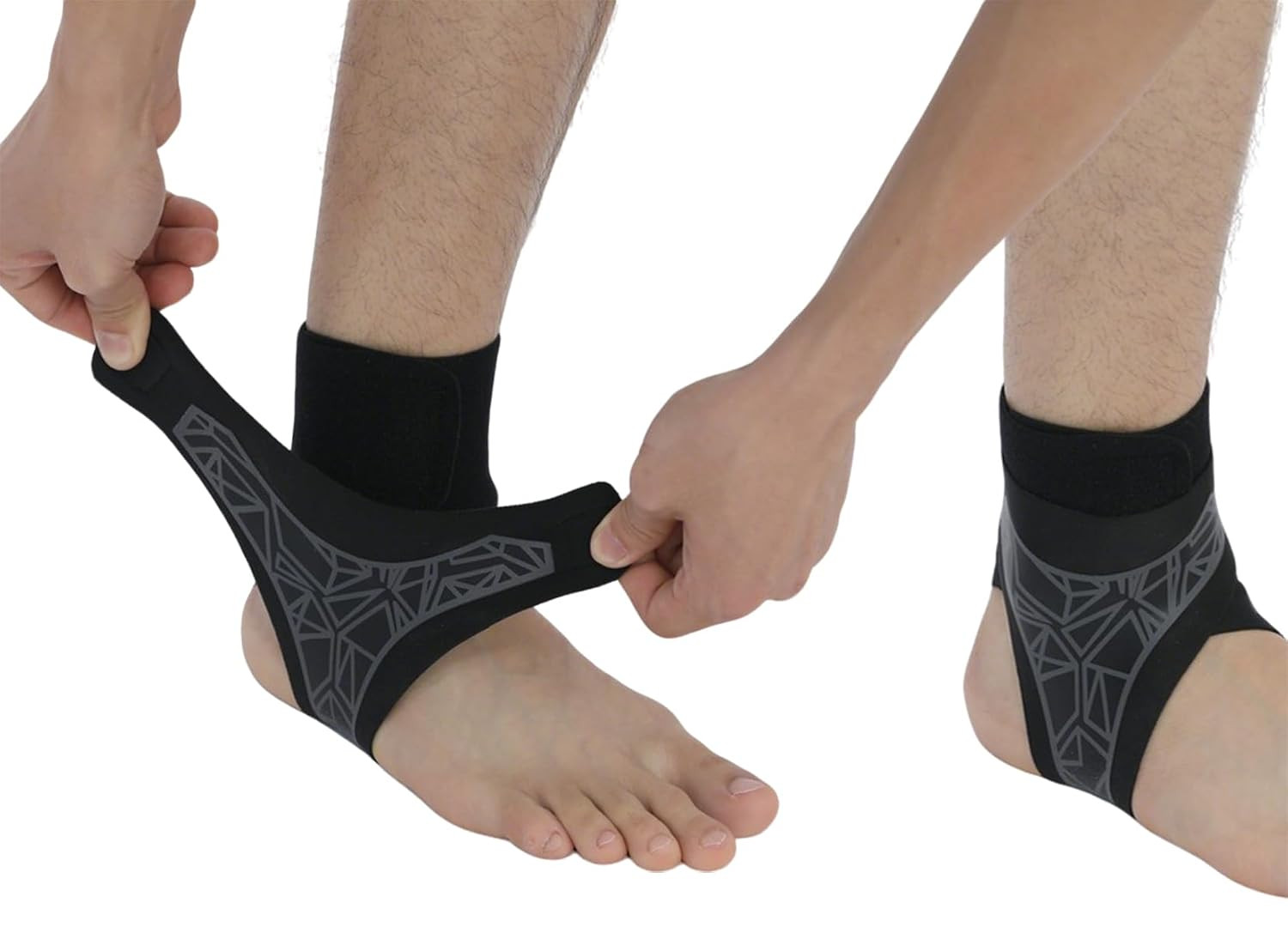 2 Pack Ankle Brace & Elastic Supports for Men & Women, Ankle Support Ankle Compr