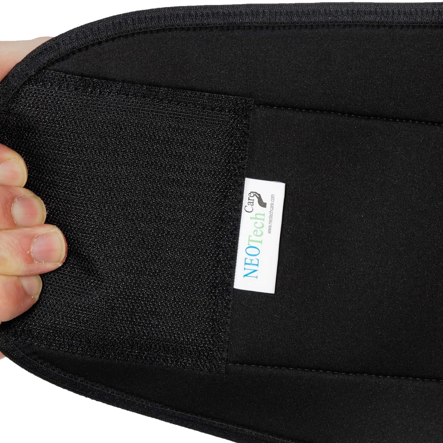 NeoTech Care Neoprene Back Brace, Double Compression, Blue, Size Large
