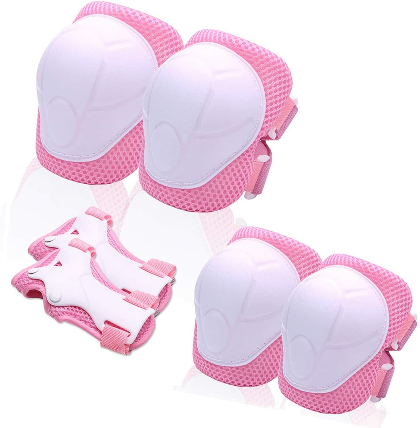 Size S gear sets of 6 for kids knee pads gloves elbow pads for kids
