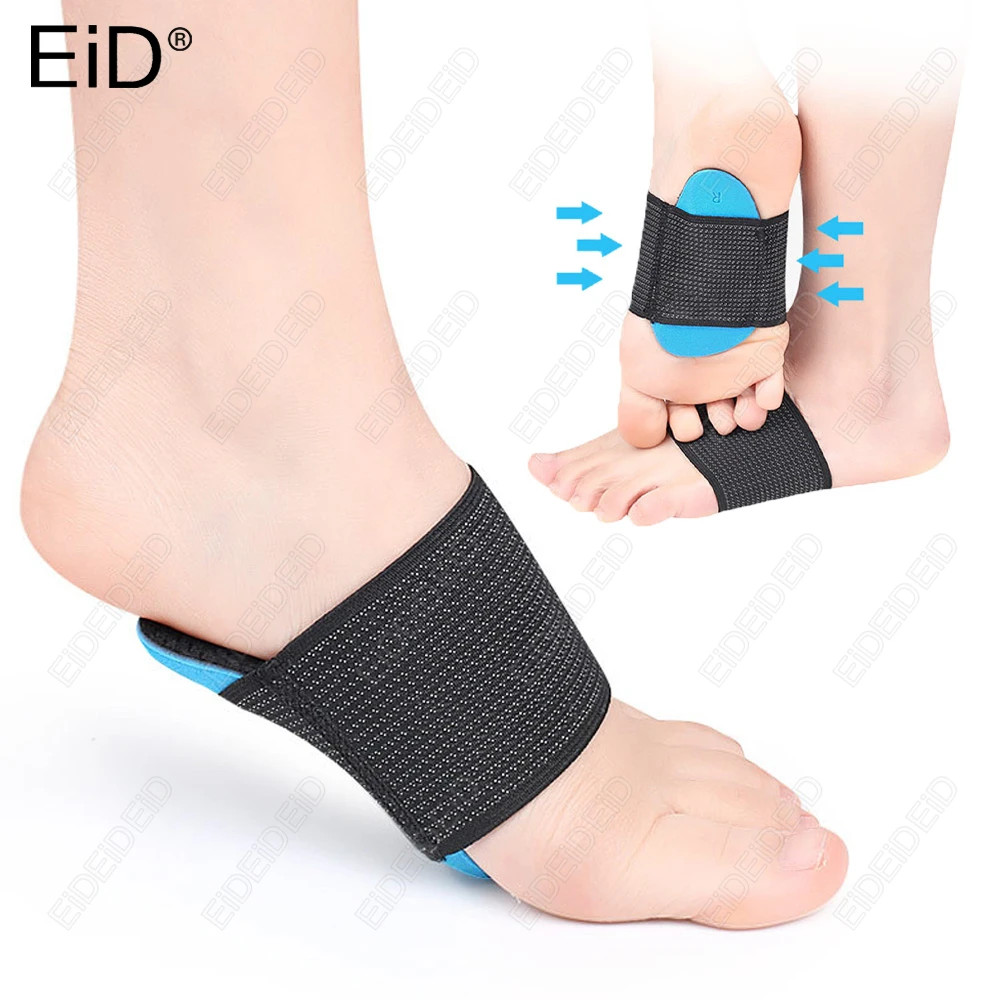 2/4 PCS Unisex EVA Orthopedic Insoles Flat Foot/High Arch Support Foot Valgus Co