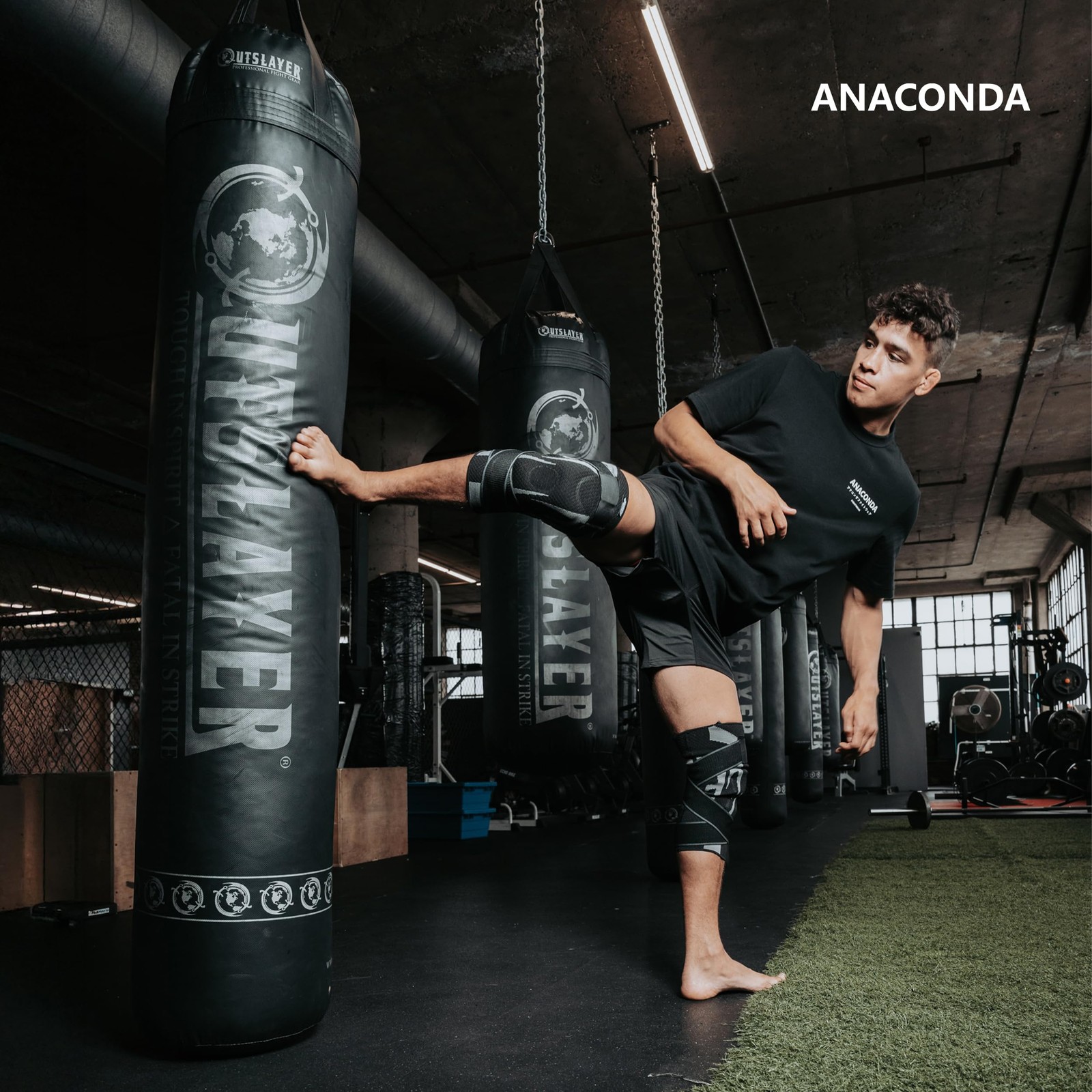 Anaconda Fightwear Knee Brace for Men and Women – Adjustable Knee Compression…