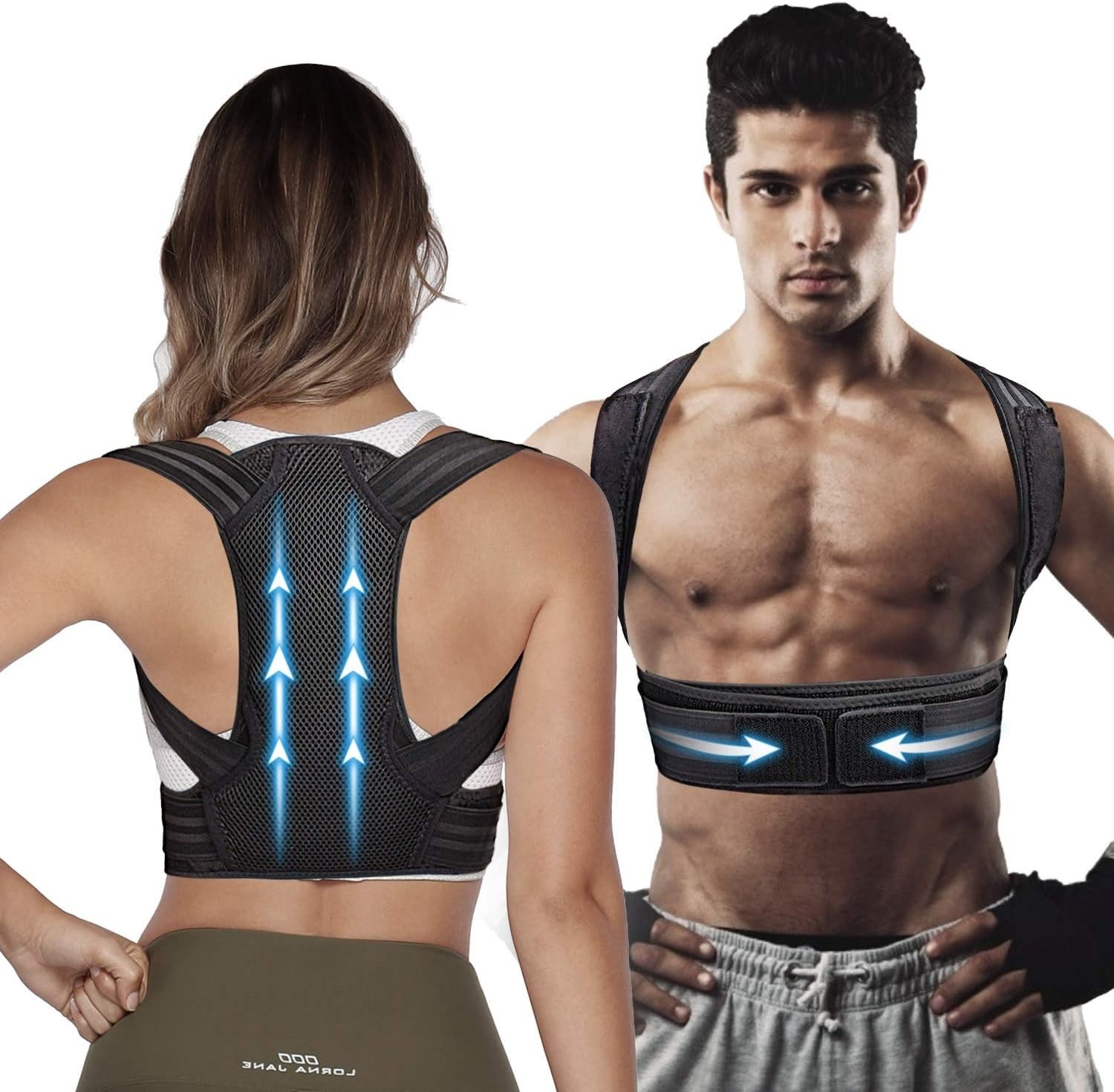 Back Straightener Posture Corrector, Women Men Kids Back Shoulder Neck Support