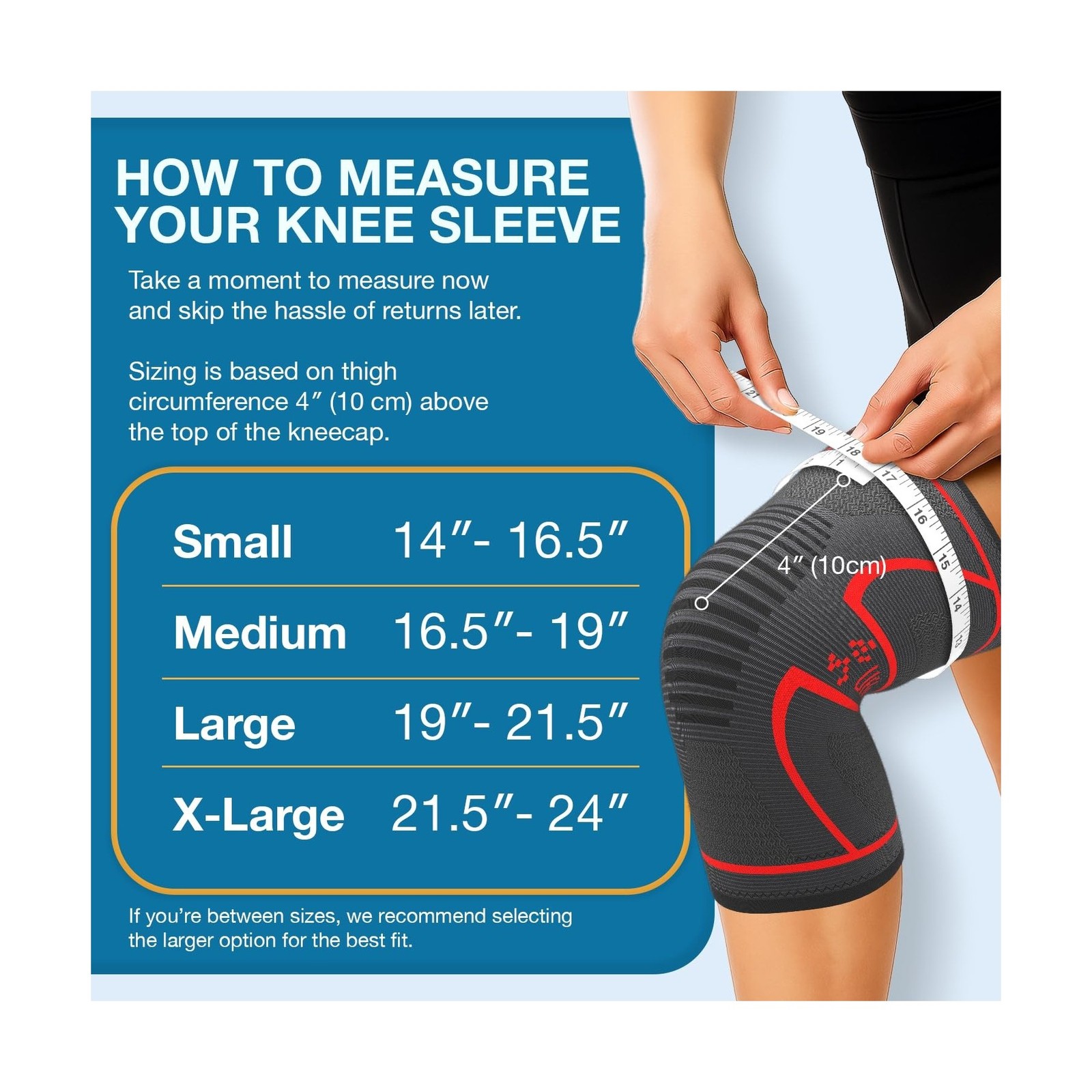 UFlex Athletics Compression Knee Brace for Women & Men Knee Sleeves Support f…