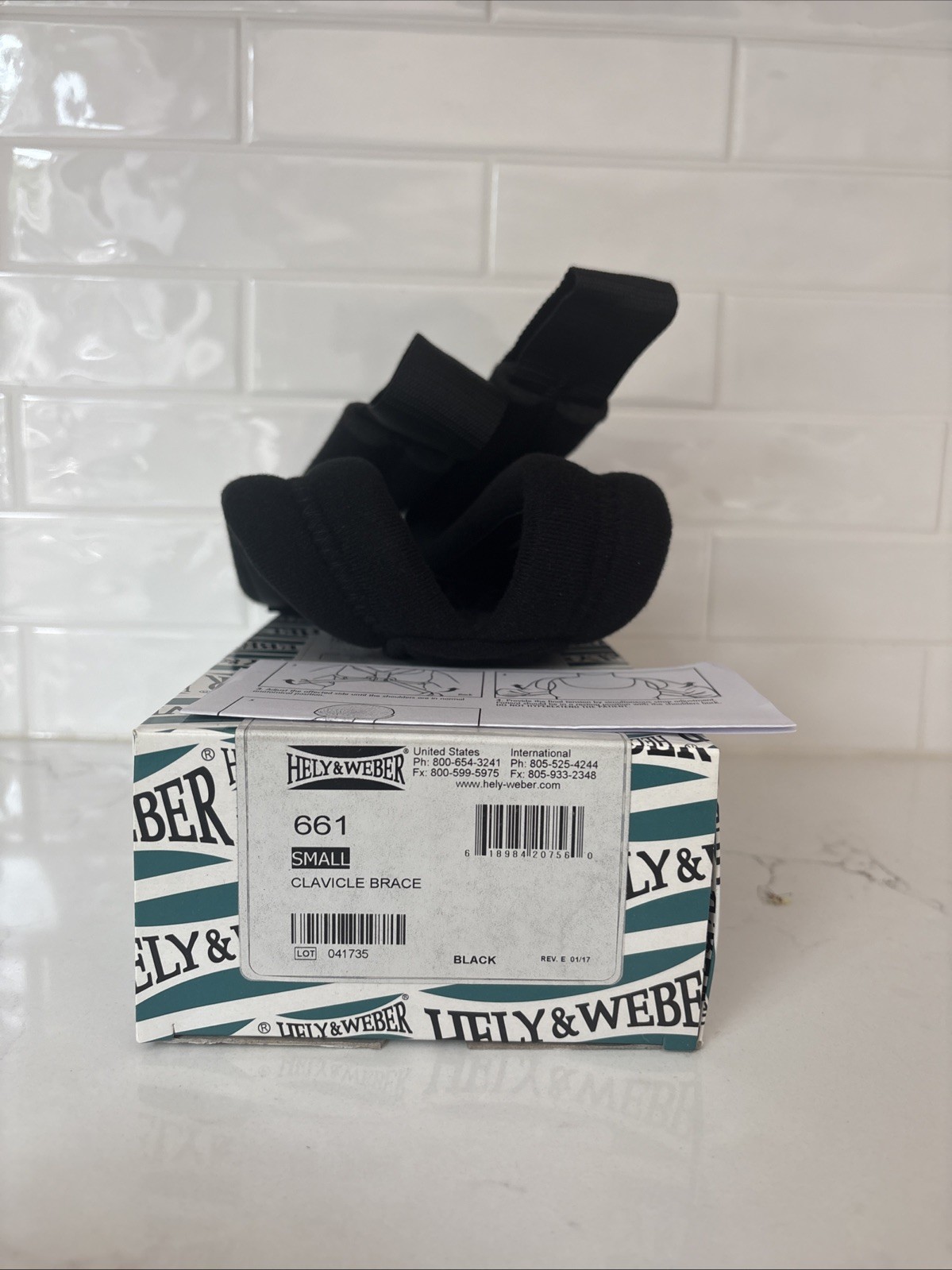 Hely & Weber 661-S Clavicle Brace Small Color Black
