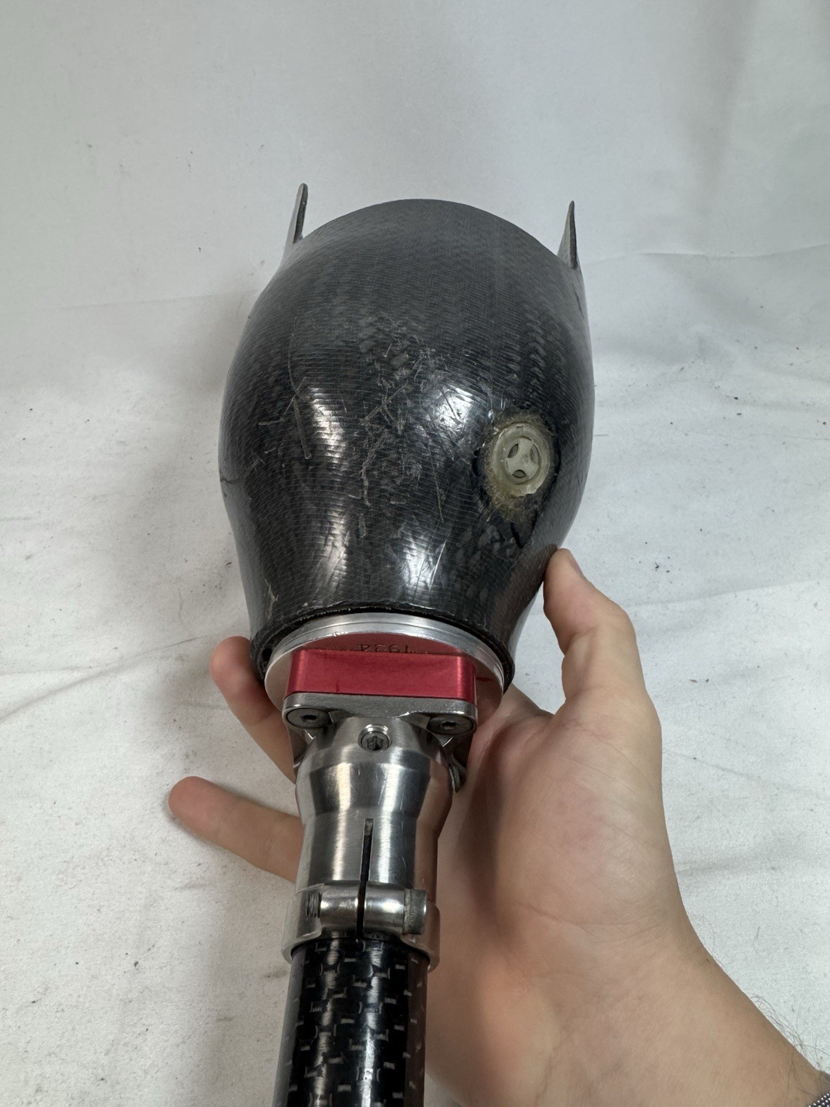 below-knee (transtibial) prosthetic leg