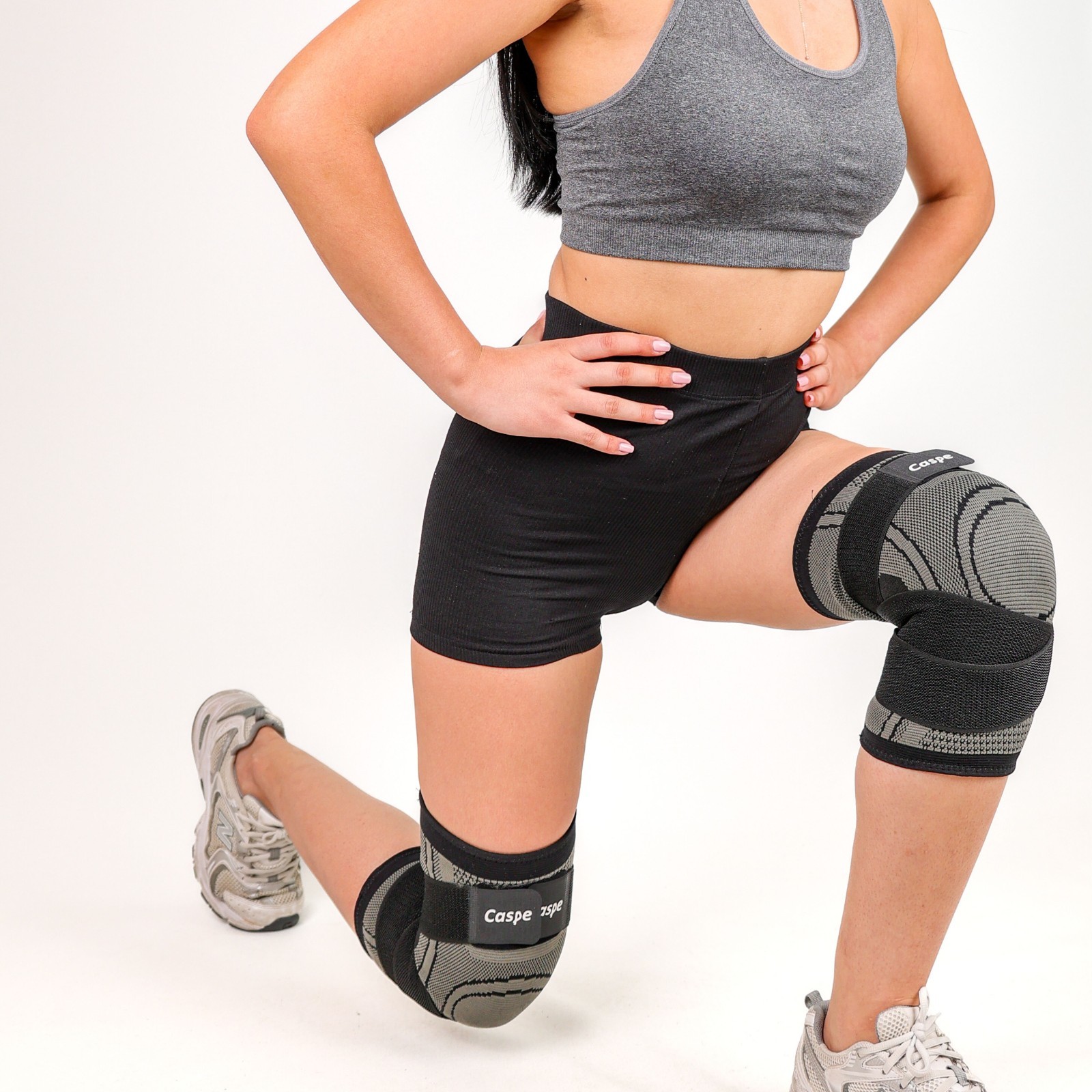 Knee Sleeve With Strap Compression Brace Support Gym Joint Pain Arthritis Relief