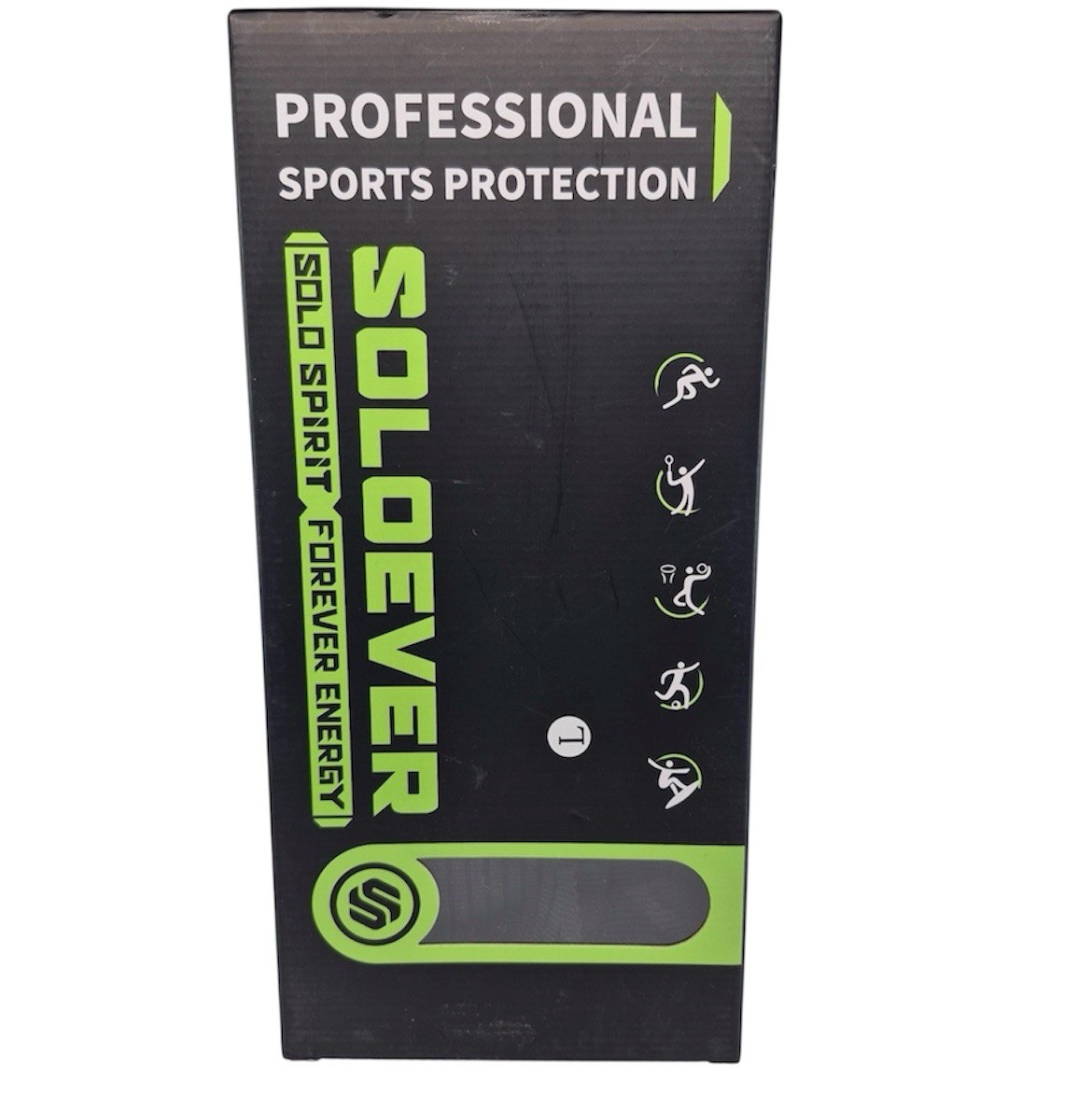Soloever Professional Sport Protection THIGH Brace Black For Men/woman Open Box